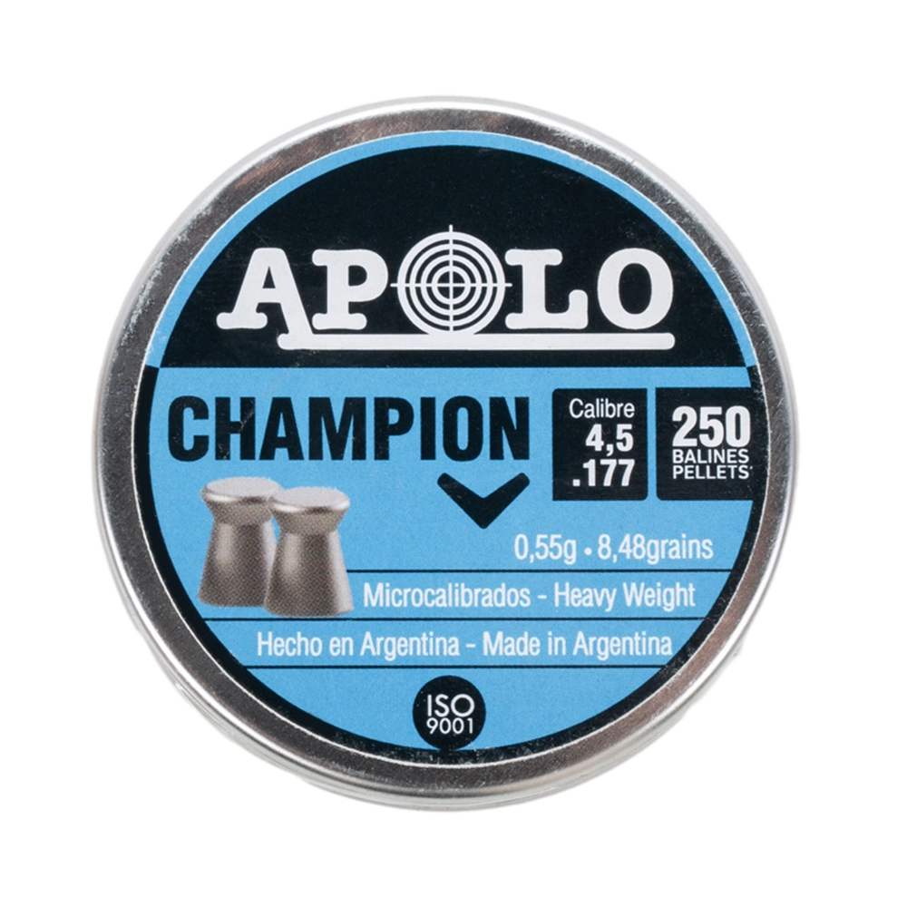 Пуля пневматическая APOLO "Champion", для винтовки, 4.5 0,55 гр. (250 шт.)