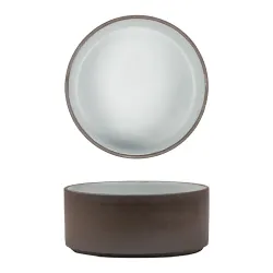 Салатник 600 мл d 13,8 cм h6 cм White Matt New Brown Taiga P.L. [4]