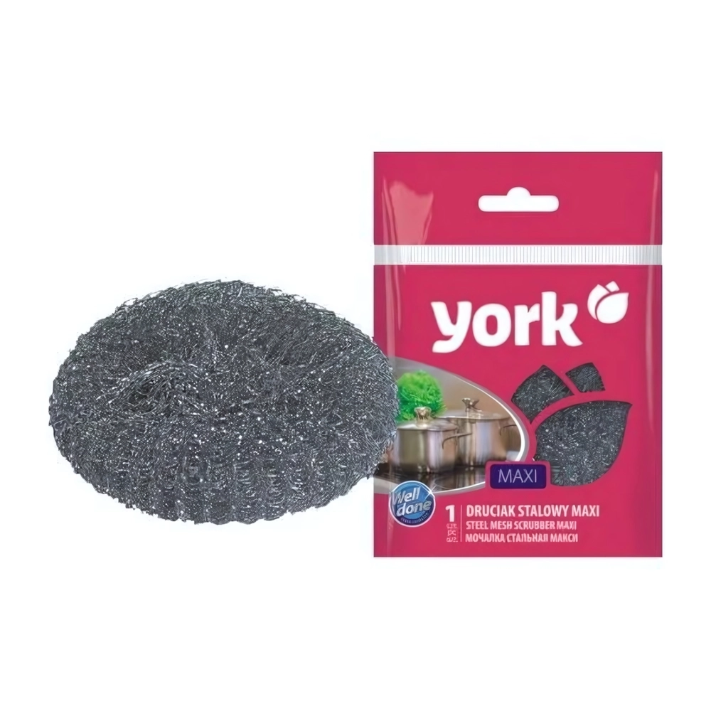 Губка стальная Макси YORK