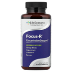 LifeSeasons, Focus-R™, добавка для поддержки концентрации внимания, 60 растительных капсул