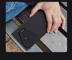 Чехол черный с MagSafe для смартфона Samsung Galaxy Z Fold 8 Ultra, серия CamShield Prop Magnetic (версия с прозрачной крышкой объектива) от Nillkin