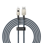 USB-A - Lightning Кабель Baseus Unbreakable Charging+Data 2.4A 2m - Stellar White