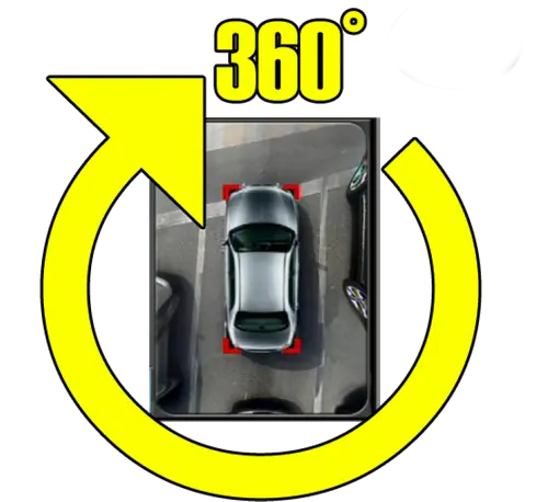Комплект кругового обзора 360 для автомагнитол серии OL/2K - Kuberg OL-360-2K-3D