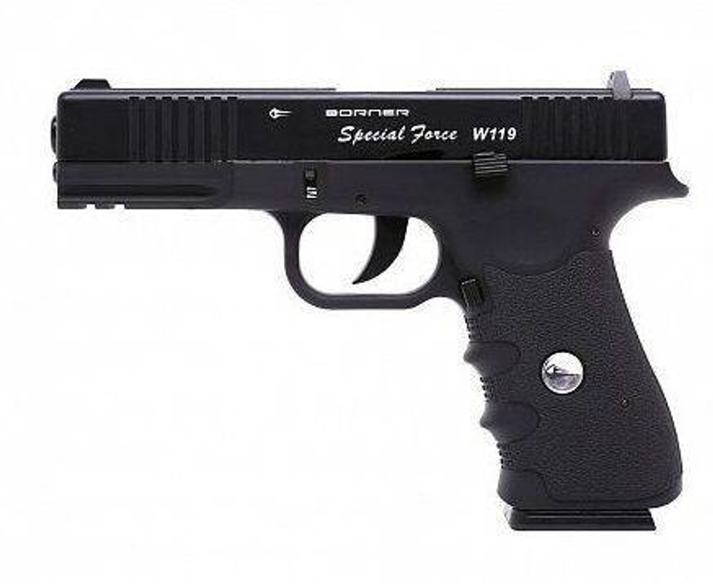 Пистолет пневматический BORNER W119 Glock 17 кал. 4,5 мм