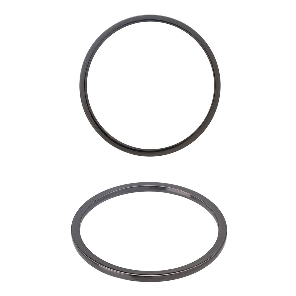 Кольцо литое металл in ⌀40 мм (46 мм внешн.), черный никель, 10 шт