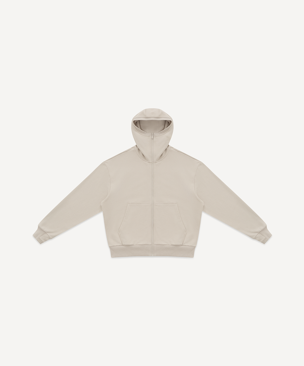 Худи на молнии JOGEL Power Inside Zip Hoodie W Relaxed Fit, бежевый