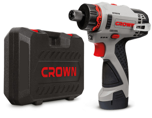 Аккумуляторный шуруповерт CROWN CT21072HBX-2 BMC, 12 В, 1250 об/мин