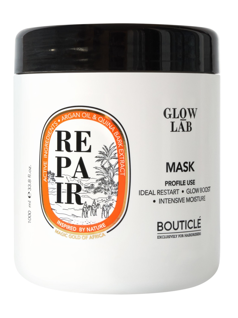 Восстанавливающая маска придающая сияние - ARGAN REPAIR ILLUMINATING MASK (1000мл)