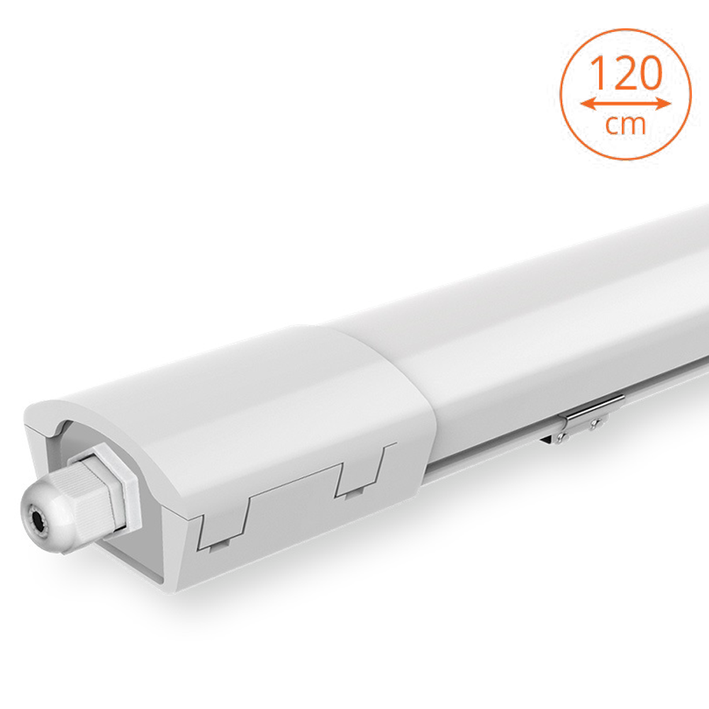 Светильник LED WPL36-4K120-01 36Вт 4000К IP65 4680Лм матовый соединяемый в линию 1270x58x28мм WOLTA