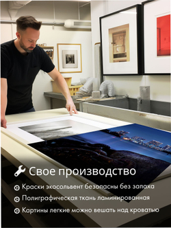 Картина Тихая Венеция модульная 50x70см 3шт.