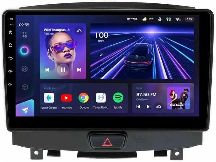 Магнитола для Infiniti EX25, EX37, QX50 2010-2017 - Teyes CC3L монитор 9" IPS на Android 10, CarPlay, 4G SIM-слот