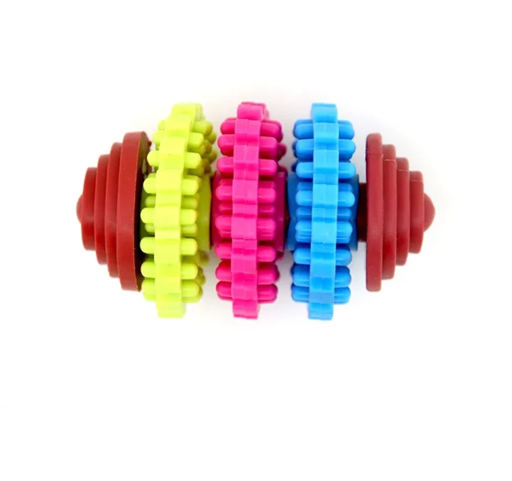АЛЬКОР Игрушка для собак "Шестеренки резиновые", 7,5 см