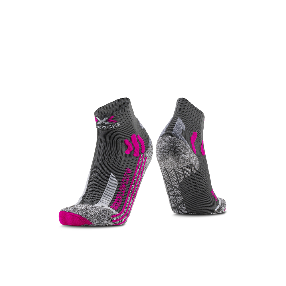 Носки женские X-Socks Trek Outdoor Low Cut Anthracite/Fuchsia (35/36, Anthracite/Fuchsia)