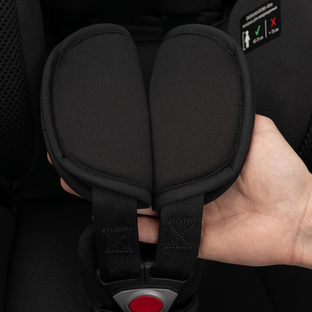 Коляска 4 в 1 Sweet Baby Rocco Air + автокресло Elegante Plus с базой i-Size ISOFIX DK780 Black (Air)