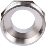 Ниппель редукционный STOUT SFT 0004 - 3" x 2" (для стальных труб, латунь никелированная)