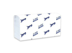 Листовые бумажные полотенца Z- сложения "PROtissue" , Артикул С443, 2 сл. 240*225мм
