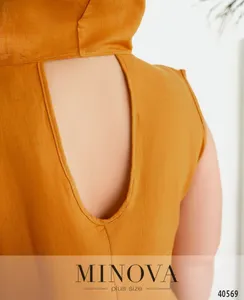 Платье 128Б-горчица Minova