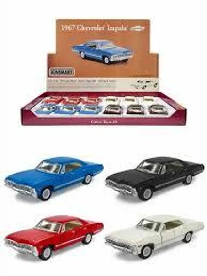 Машина металлическая Kinsmart Chevrolet Impala 1967. 1:43 KT5418D