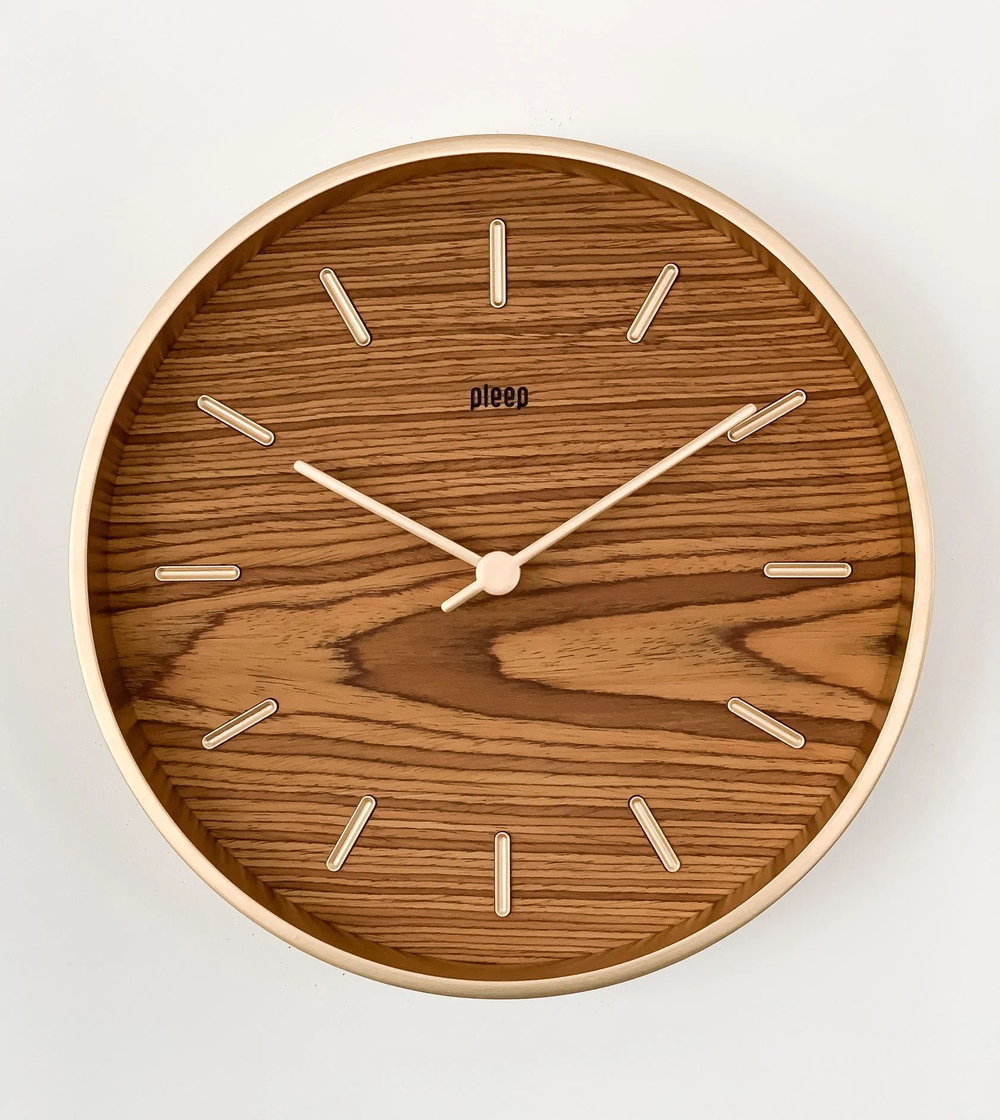 Часы настенные Pleep Peri/Wood-M-09