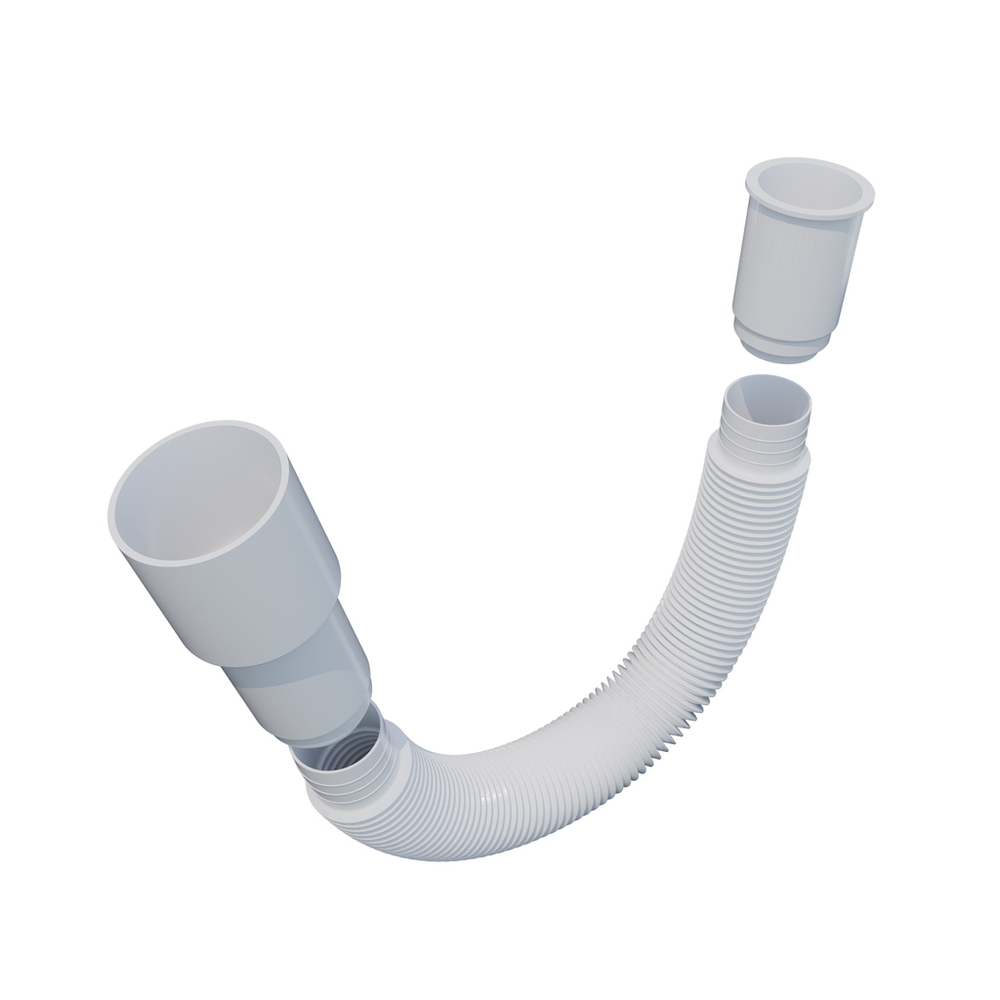Гофра 1 1/2"*40*50 (1450мм) GW12145 без гайки ИНКОПЛАСТ