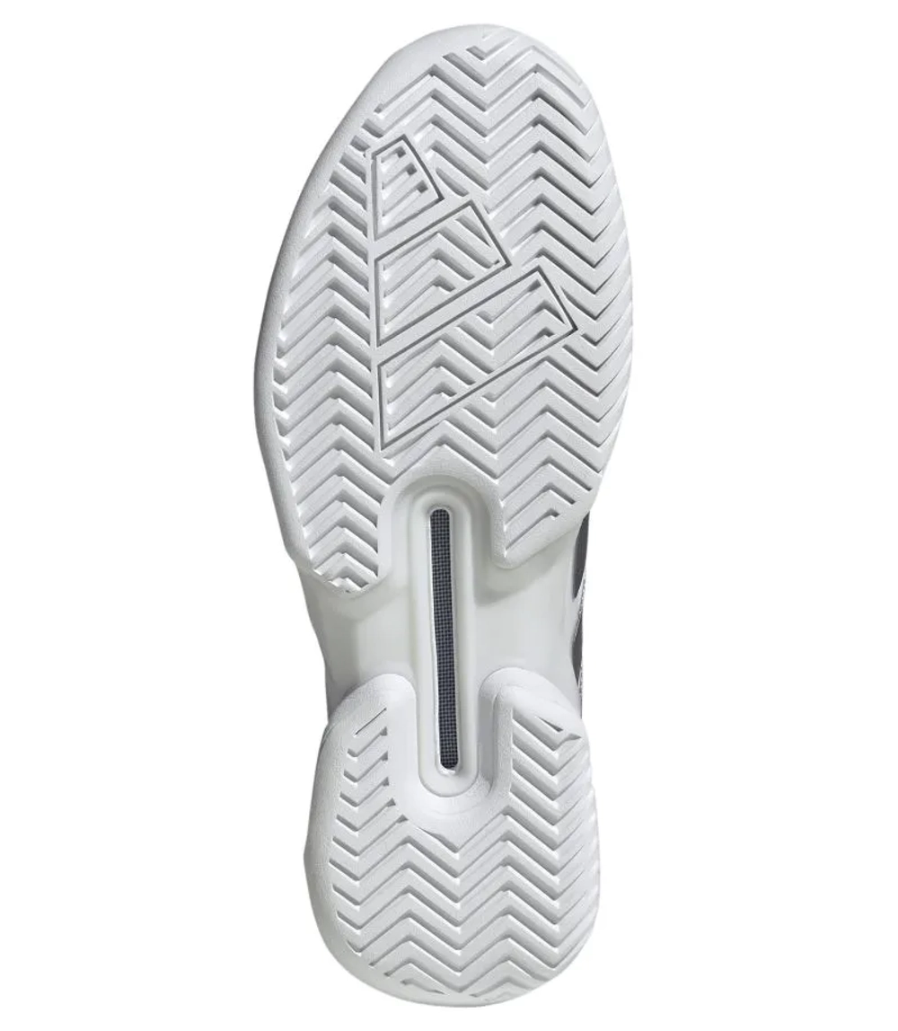 Мужские кроссовки теннисные Adidas Adizero Ubersonic 5 M - footwear white/team green/maroon