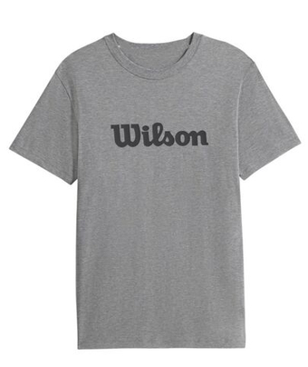Мужская теннисная футболка Wilson Team Graphic - серый