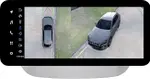 Магнитола для Hyundai Solaris 2 2017-2020 (штатная КЗВ, рамка серебро) - Teyes LUX ONE 360 монитор 12.3" 2K QLED на Android 10, Быстрая, CarPlay, 4G SIM-слот, 4 камеры в комплекте