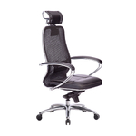 Офисное кресло Metta Samurai SL-2.04 Infinity Easy Clean, Черный ПЛЮС