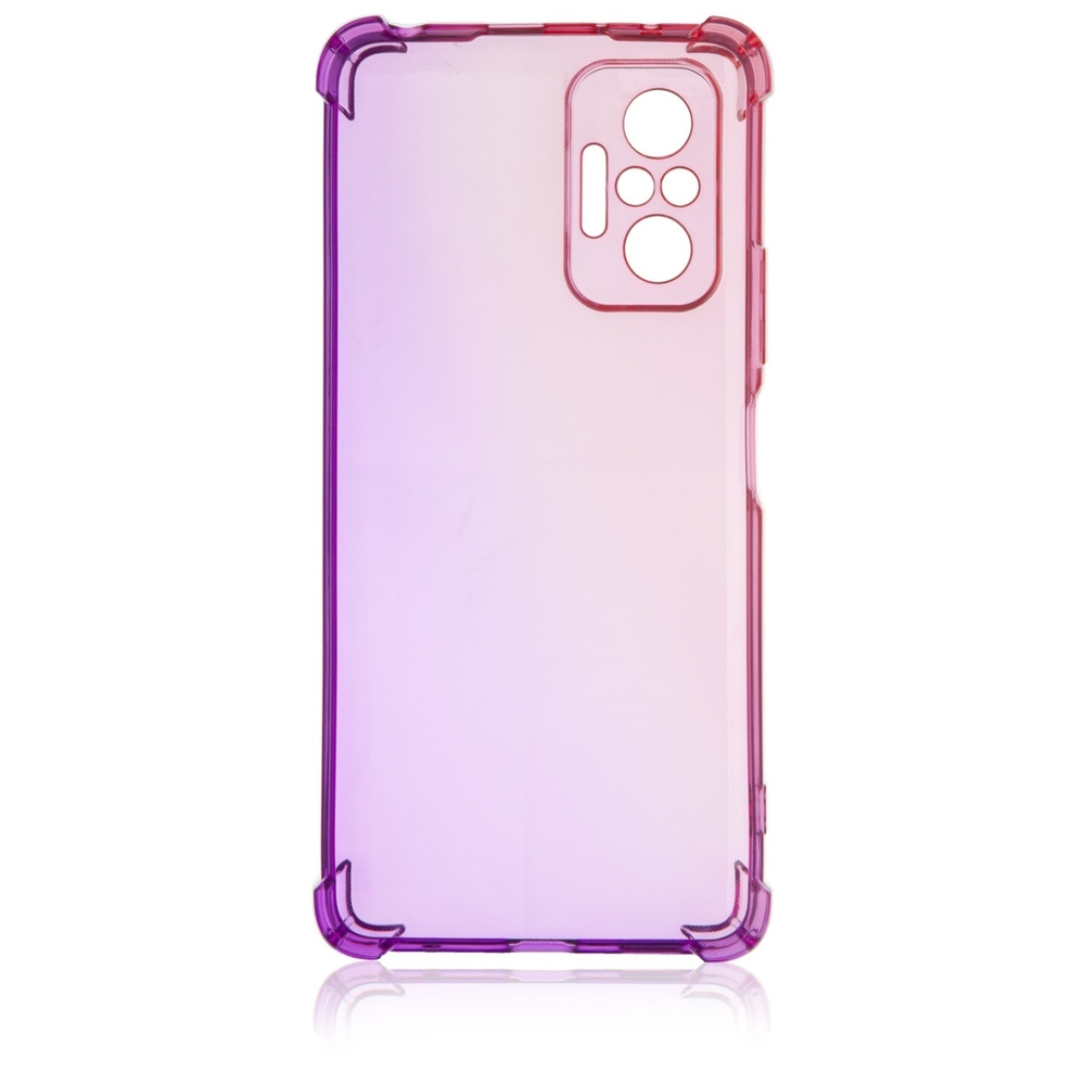 Чехол ROSCO для Xiaomi Redmi Note 10 Pro оптом (арт. XM-RN10P-HARD-TPU-PINK-PURPLE)