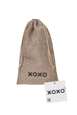 Мешочек XOXO, текстиль, 24х14 см