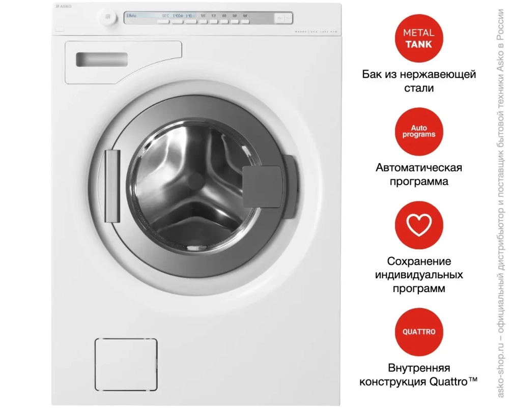 Стиральная машина Asko W6884 W фото 5