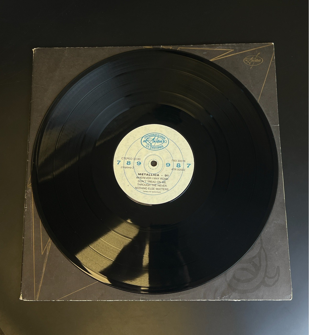 2 LP Metallica. Зарубежный рок. Метал. 2 Виниловые пластинки 12 дюймов. Антроп 1993 год