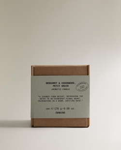 Свеча ароматическая Bergamot & Cedarwood 170 г Zara Home, фото 10