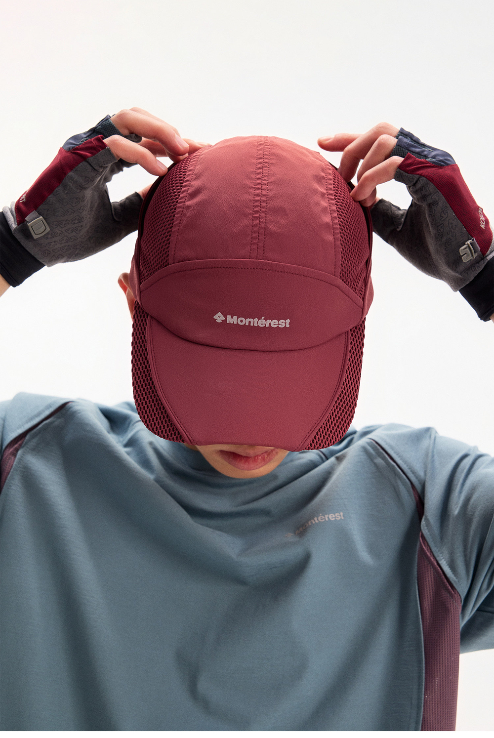 Кепка Nothomme Monterest Dual Fit бордовый