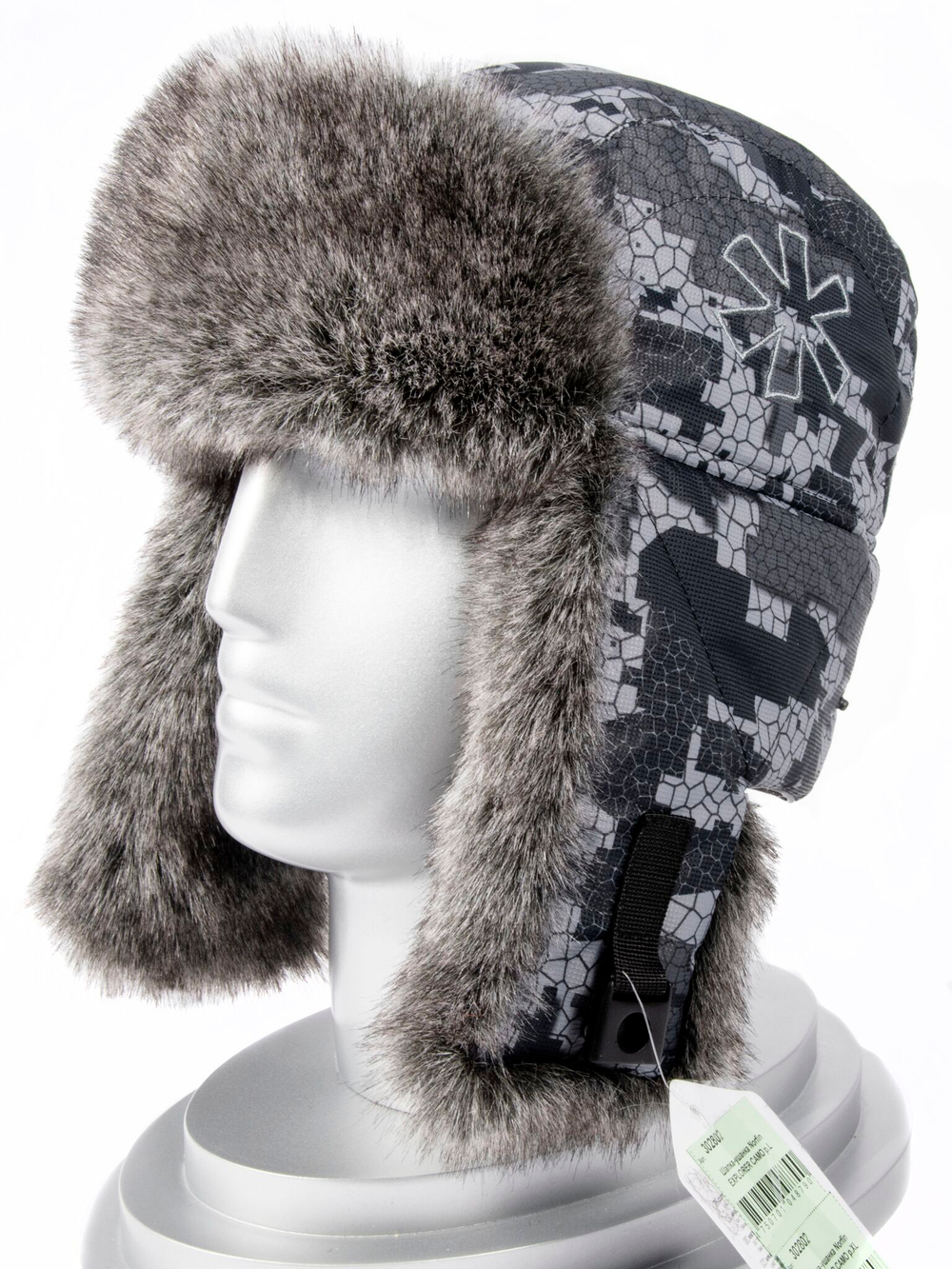 Шапка-ушанка Norfin Explorer CAMO, размер XL
