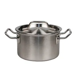 Кастрюля 1,3 л 14*8,5 см с крышкой нерж. ИНДУКЦИЯ P.L. Proff Cuisine