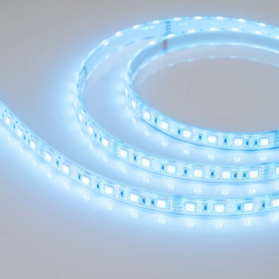 Лента герметичная RTW-PU-B60-12.5mm 24V RGB (14.4 W/m, IP68, Wire 2m, 5m) (Arlight, -)