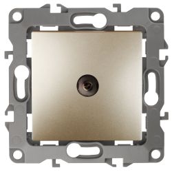 12-3101-04 ЭРА Розетка TV одиночная, IP20, Эра12, шампань | Эра 12