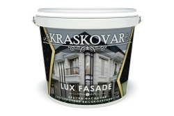 Краска фасадная Kraskovar LUX FASADE высокоукрывистая, сверхпрочная База А