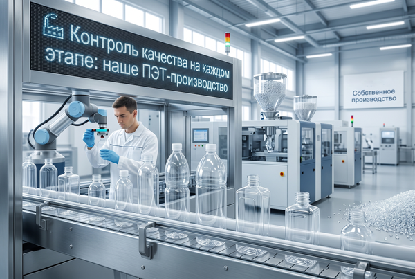 🏭 Контроль качества на каждом этапе: наше ПЭТ-производство