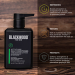 Blackwood For Men, Active Man, ежедневный кондиционер, для густоты, восстановления и защиты, гвоздика, женьшень и японская сверция, 200 мл (7 жидк. унций)