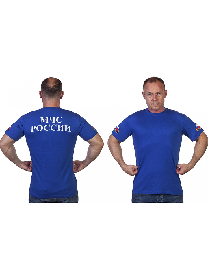 Футболка с принтом МЧС (А)