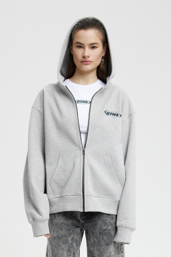 Худи на молнии "GREY"