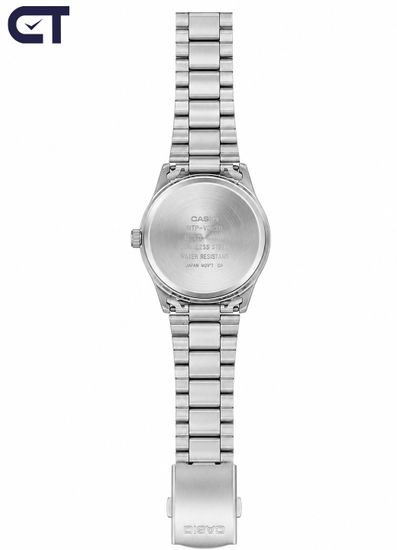 Casio MTP-V002D-1B Standard часы наручные мужские — чёрный циферблат, стальной браслет и дата