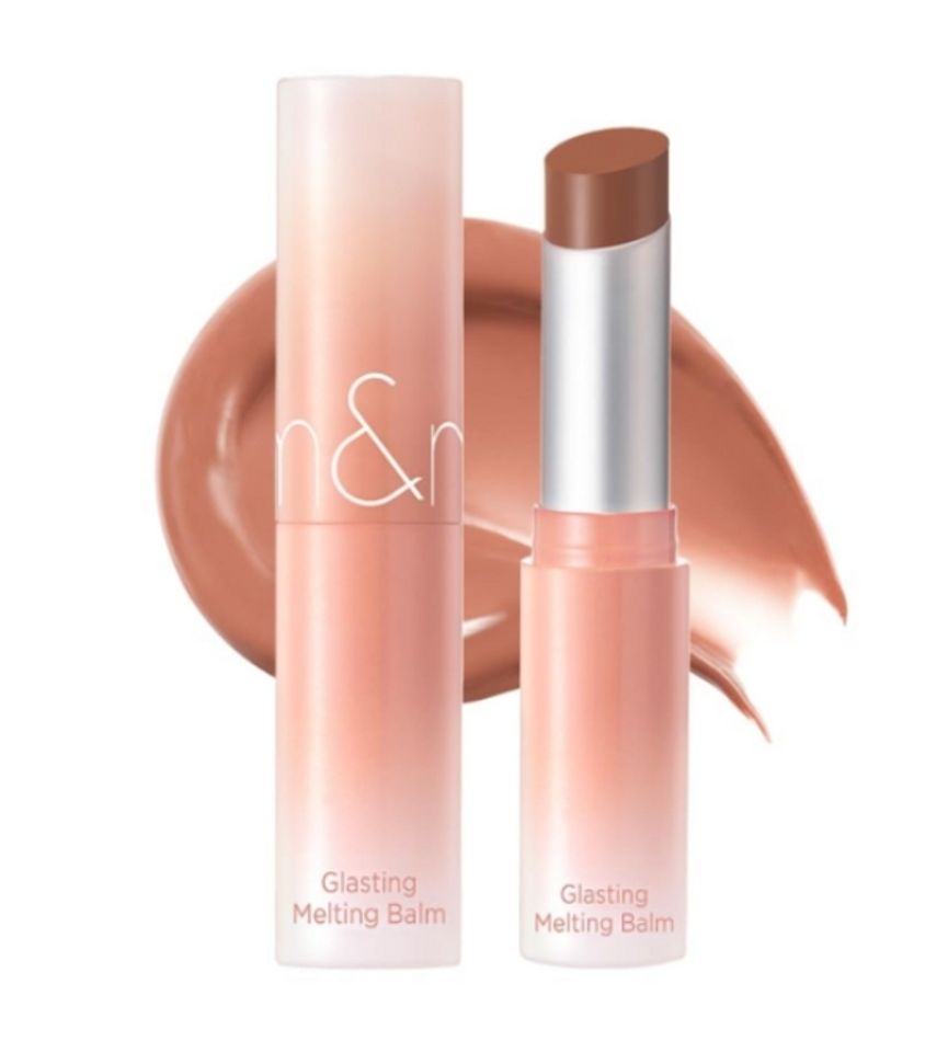 Тающий оттеночный бальзам для губ Rom&Nd Glasting Melting Balm 13 Scotch Nude (нюдовый виски)