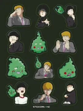 Стикерпак Mob Psycho 100 Моб Психо 100