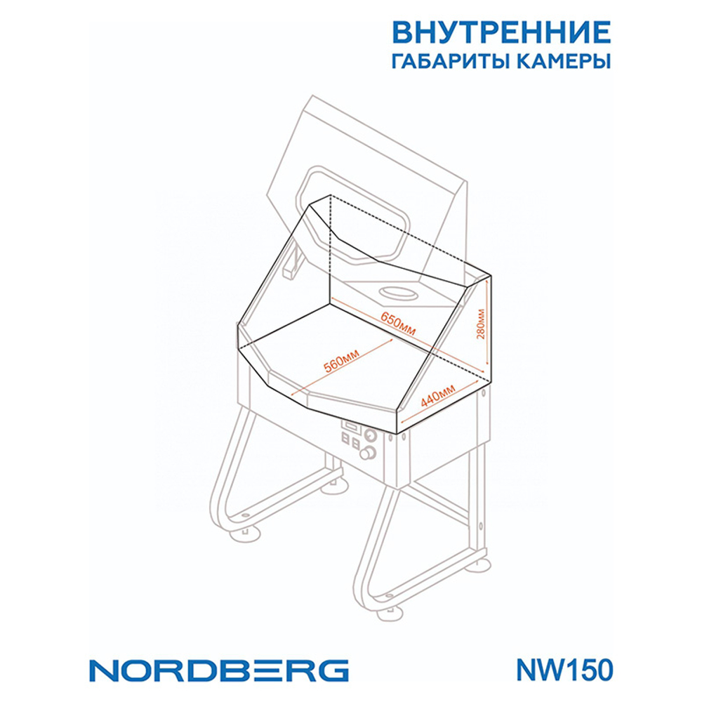 NORDBERG (NW150) Установка для мойки деталей с подогревом, закрытая