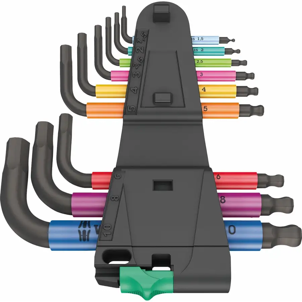 Набор Г-образных ключей Hex-Plus Multicolour 2 WERA 05133164001