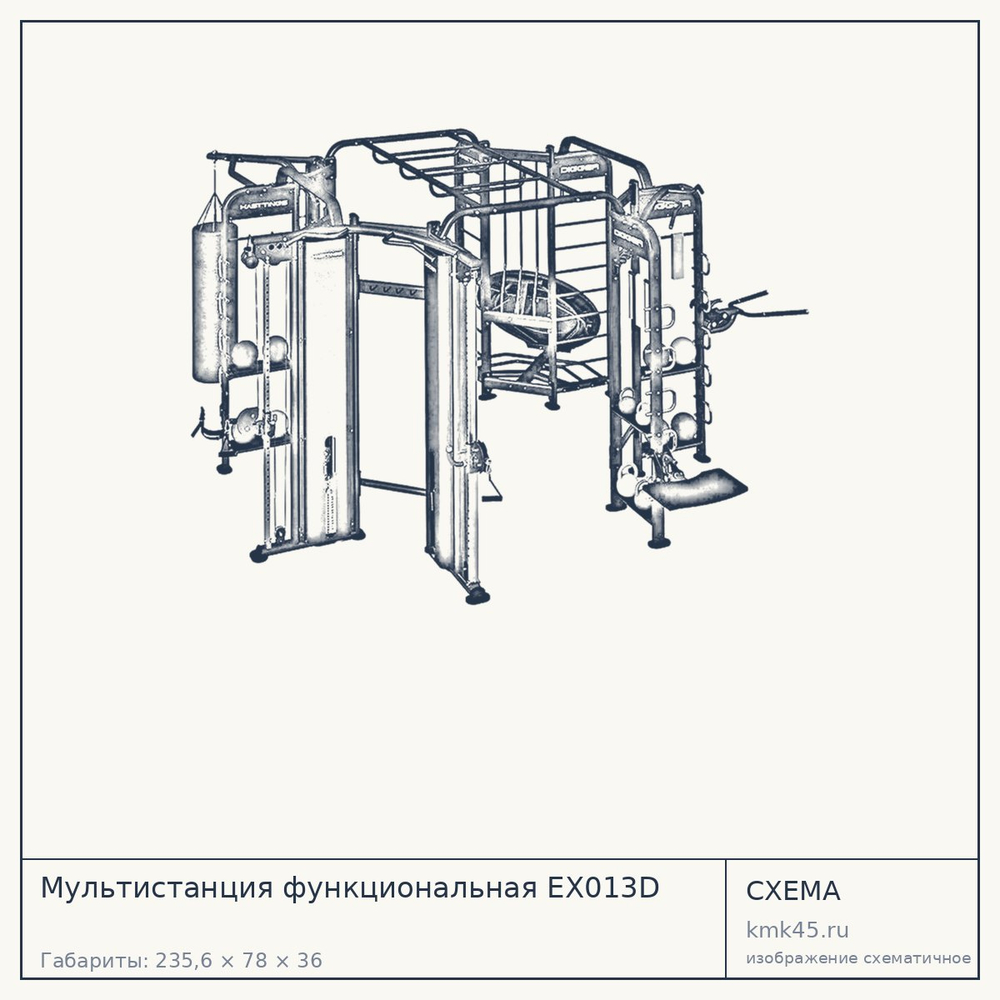 Мультистанция функциональная EX013D — от 875 000 ₽