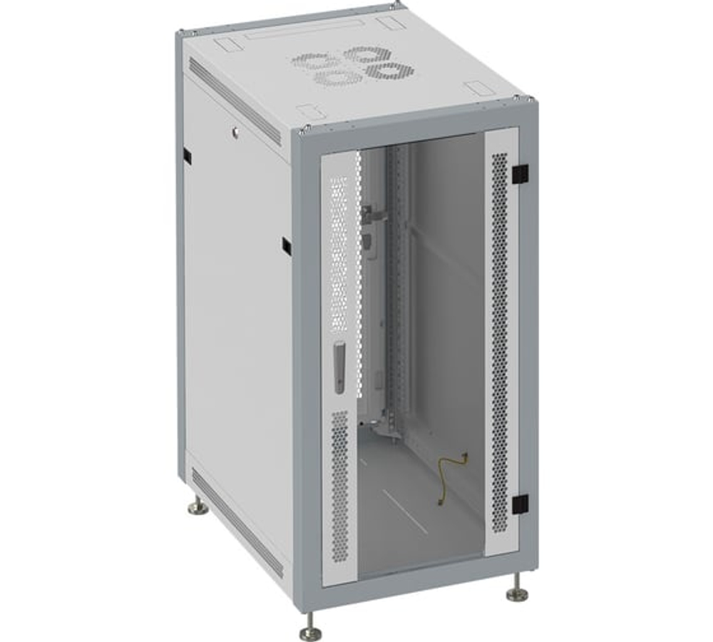 Коммутационный шкаф SYSMATRIX, 33U 600х800х1600 передняя дверь-стекло, задняя перфорация SL 6833.713